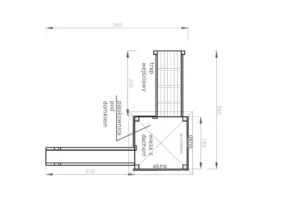 Plac zabaw C2 – wszechstronny zestaw do zabawy z domkiem i zjeżdżalnią