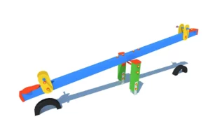 Huśtawka Ważka H12 o wymiarach 0,40 m x 3,00 m to bezpieczna i trwała atrakcja na plac zabaw, zaprojektowana z myślą o dzieciach w wieku od 0 do 12 lat