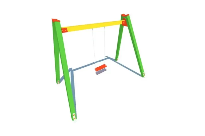 Huśtawka-drewniana-deska-dla-dzieci-na-plac-zabaw