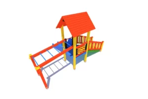 Zestaw Zabawowy K1-2 to rozbudowany system atrakcji dla dzieci w wieku od 0 do 12 lat, oferujący szeroki zakres aktywności ruchowych i zabaw edukacyjnych.