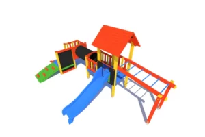 Zestaw Zabawowy K11 to rozbudowany system atrakcji dla dzieci w wieku od 0 do 12 lat, oferujący szeroki zakres aktywności ruchowych i zabaw edukacyjnych.