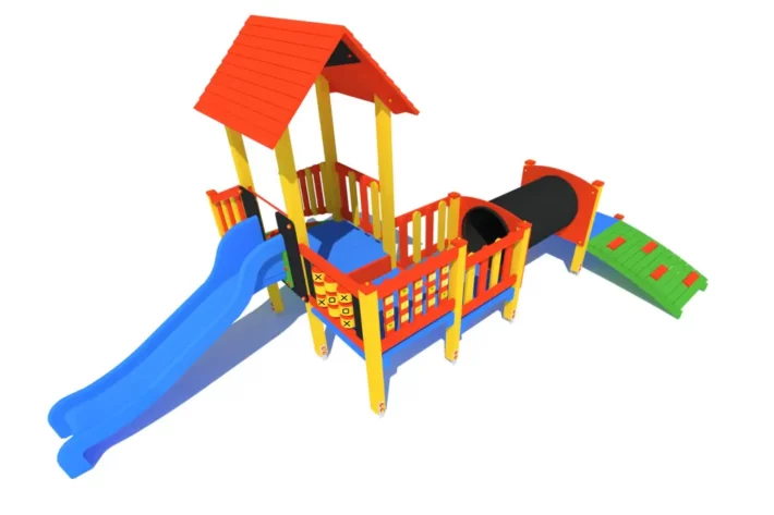 Certyfikowany plac zabaw K12 – zestaw wspierający ruch i koordynację | Ogrodeco