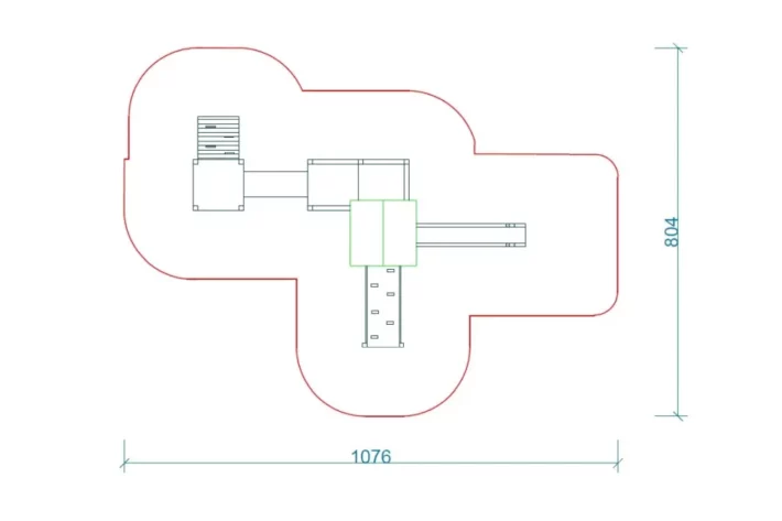 K12-szkic-wszechstronny-plac-zabaw-dla-dzieci Zestaw Zabawowy K12 to rozbudowany system atrakcji dla dzieci w wieku od 0 do 12 lat, oferujący szeroki zakres aktywności ruchowych i zabaw edukacyjnych.