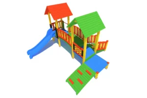 Zestaw Zabawowy K13-1 to rozbudowany system atrakcji dla dzieci w wieku od 0 do 12 lat, oferujący szeroki zakres aktywności ruchowych i zabaw edukacyjnych.
