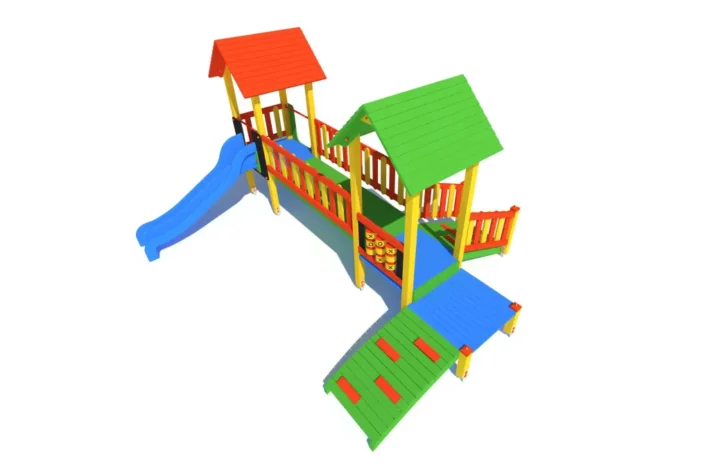 Certyfikowany plac zabaw K13-2 – integracyjny zestaw kreatywnej zabawy | Ogrodeco