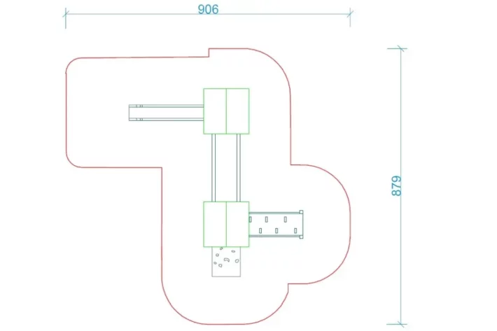 K14-szkic-wszechstronny-plac-zabaw-dla-dzieci Zestaw Zabawowy K14 to rozbudowany system atrakcji dla dzieci w wieku od 0 do 12 lat, oferujący szeroki zakres aktywności ruchowych i zabaw edukacyjnych.