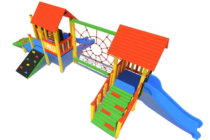 Zestaw zabawowy K15 to wszechstronny plac zabaw, który rozwija motorykę i kreatywność u dzieci