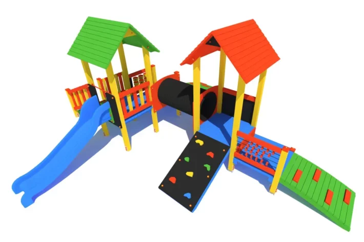 Certyfikowany plac zabaw K17 – zestaw zręcznościowo-motoryczny | Ogrodeco