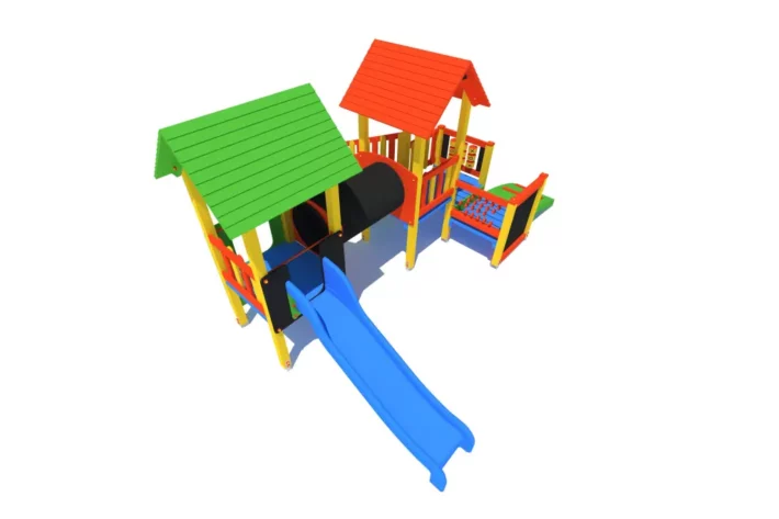 K19-1-wszechstronny-plac-zabaw-dla-dzieci Zestaw Zabawowy K19 to rozbudowany system atrakcji dla dzieci w wieku od 0 do 12 lat, oferujący szeroki zakres aktywności ruchowych i zabaw edukacyjnych.