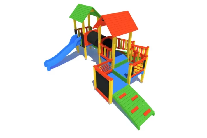 Certyfikowany plac zabaw K19 – moduły równowagi i sprawności | Ogrodeco