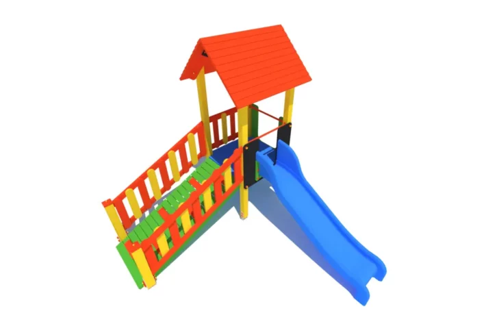 K2-3-1-wszechstronny-plac-zabaw-dla-dzieci Zestaw Zabawowy K2-3 to rozbudowany system atrakcji dla dzieci w wieku od 0 do 12 lat, oferujący szeroki zakres aktywności ruchowych i zabaw edukacyjnych.