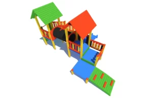 Zestaw Zabawowy K20 to rozbudowany system atrakcji dla dzieci w wieku od 0 do 12 lat, oferujący szeroki zakres aktywności ruchowych i zabaw edukacyjnych.