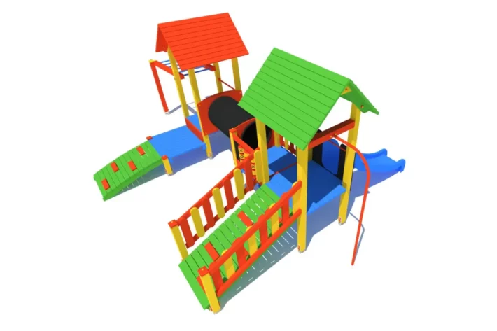 K21-1-wszechstronny-plac-zabaw-dla-dzieci Zestaw Zabawowy K21 to rozbudowany system atrakcji dla dzieci w wieku od 0 do 12 lat, oferujący szeroki zakres aktywności ruchowych i zabaw edukacyjnych.