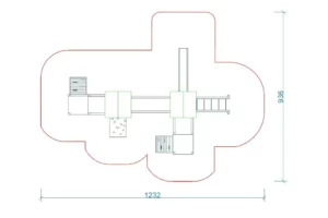 Zestaw Zabawowy K22-1 to rozbudowany system atrakcji dla dzieci w wieku od 0 do 12 lat, oferujący szeroki zakres aktywności ruchowych i zabaw edukacyjnych.