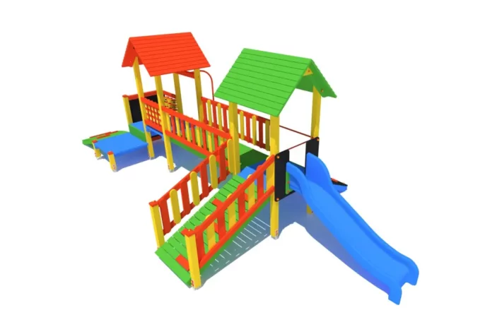 K23-1-1-wszechstronny-plac-zabaw-dla-dzieci Zestaw Zabawowy K23-1 to rozbudowany system atrakcji dla dzieci w wieku od 0 do 12 lat, oferujący szeroki zakres aktywności ruchowych i zabaw edukacyjnych.