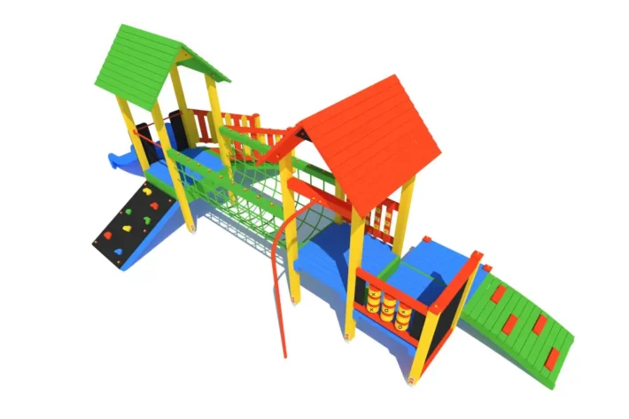 Certyfikowany plac zabaw K23-2 – funkcjonalny zestaw dla aktywnych dzieci | Ogrodeco