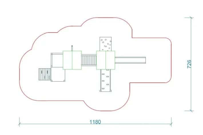 K23-3-szkic-wszechstronny-plac-zabaw-dla-dzieci Zestaw Zabawowy K23-3 to rozbudowany system atrakcji dla dzieci w wieku od 0 do 12 lat, oferujący szeroki zakres aktywności ruchowych i zabaw edukacyjnych.