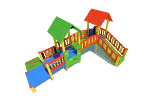 Certyfikowany plac zabaw K24-2 – funkcjonalny zestaw zabawowy z PN-EN 1176 | Ogrodeco