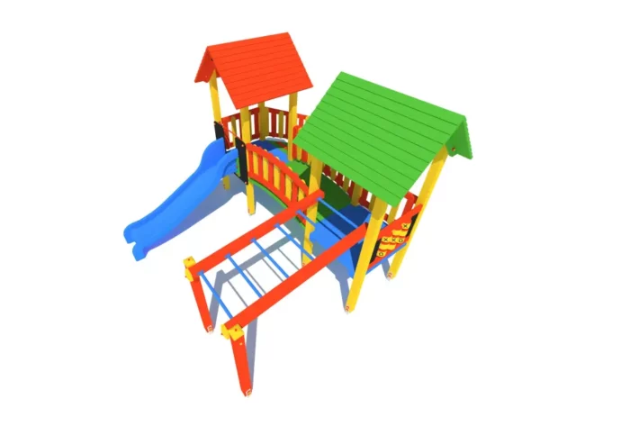 K25-3-wszechstronny-plac-zabaw-dla-dzieci Zestaw zabawowy K25 to kompaktowe, ale wszechstronne rozwiązanie na plac zabaw, oferujące wspinanie, zjeżdżanie i gry edukacyjne.