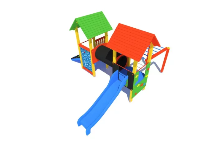 K26-3-wszechstronny-plac-zabaw-dla-dzieci Zestaw Zabawowy K26 to rozbudowany system atrakcji dla dzieci w wieku od 0 do 12 lat, oferujący szeroki zakres aktywności ruchowych i zabaw edukacyjnych.