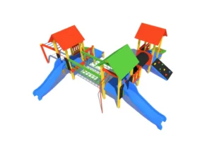 Zestaw Zabawowy K28 to rozbudowany system atrakcji dla dzieci w wieku od 0 do 12 lat, oferujący szeroki zakres aktywności ruchowych i zabaw edukacyjnych.