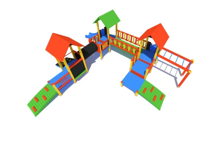 Certyfikowany plac zabaw K28-2 – bezpieczny zestaw zabawowy zgodny z PN-EN 1176 | Ogrodeco