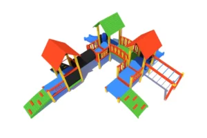 Certyfikowany plac zabaw K28-3 – bezpieczny zestaw zabawowy zgodny z normą PN-EN 1176 | Ogrodeco