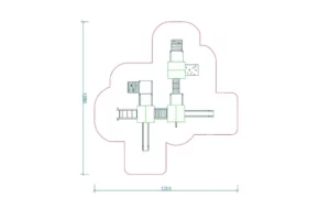 Zestaw Zabawowy K28-3 to rozbudowany system atrakcji dla dzieci w wieku od 0 do 12 lat, oferujący szeroki zakres aktywności ruchowych i zabaw edukacyjnych.