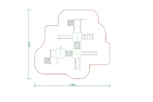 Zestaw Zabawowy K29-1 to rozbudowany system atrakcji dla dzieci w wieku od 0 do 12 lat, oferujący szeroki zakres aktywności ruchowych i zabaw edukacyjnych.
