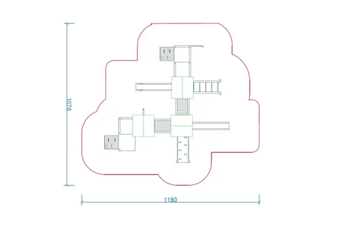 K29-1-szkic-wszechstronny-plac-zabaw-dla-dzieci Zestaw Zabawowy K29-1 to rozbudowany system atrakcji dla dzieci w wieku od 0 do 12 lat, oferujący szeroki zakres aktywności ruchowych i zabaw edukacyjnych.