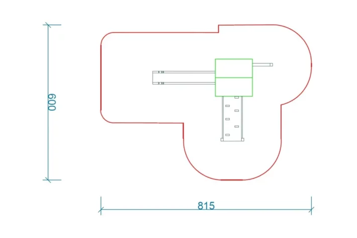 K3-szkic-wszechstronny-plac-zabaw-dla-dzieci Zestaw Zabawowy K3 to rozbudowany system atrakcji dla dzieci w wieku od 0 do 12 lat, oferujący szeroki zakres aktywności ruchowych i zabaw edukacyjnych.