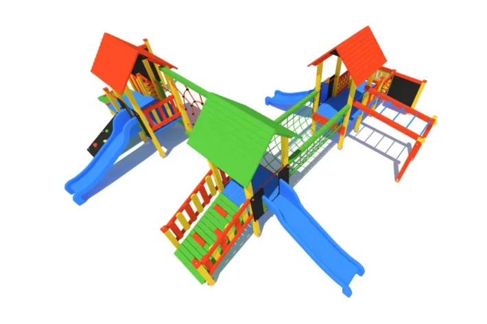 K30-1-wszechstronny-plac-zabaw-dla-dzieci Zestaw Zabawowy K30 to rozbudowany system atrakcji dla dzieci w wieku od 0 do 12 lat, oferujący szeroki zakres aktywności ruchowych i zabaw edukacyjnych.