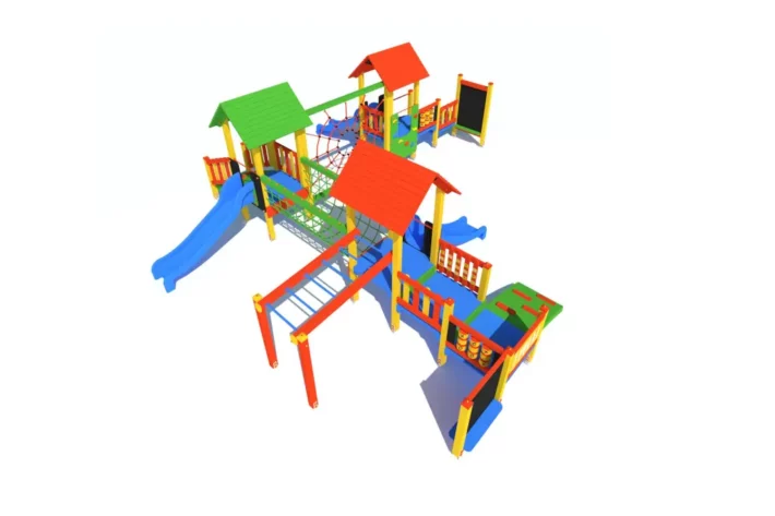 K30-3-wszechstronny-plac-zabaw-dla-dzieci Zestaw Zabawowy K30 to rozbudowany system atrakcji dla dzieci w wieku od 0 do 12 lat, oferujący szeroki zakres aktywności ruchowych i zabaw edukacyjnych.