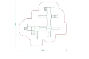 Zestaw Zabawowy K30 to rozbudowany system atrakcji dla dzieci w wieku od 0 do 12 lat, oferujący szeroki zakres aktywności ruchowych i zabaw edukacyjnych.