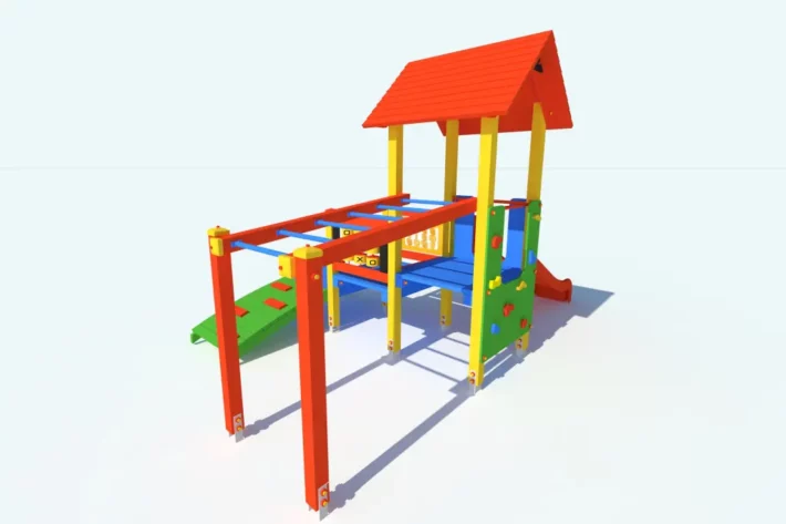 K4-1-wszechstronny-plac-zabaw-dla-dzieci Zestaw Zabawowy K4 to rozbudowany system atrakcji dla dzieci w wieku od 0 do 12 lat, oferujący szeroki zakres aktywności ruchowych i zabaw edukacyjnych.