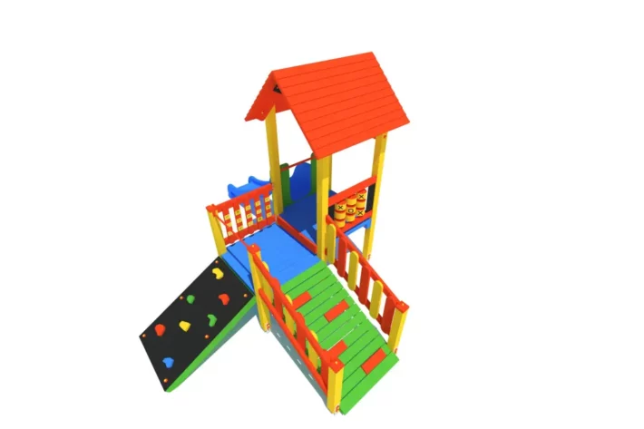 K5-1-wszechstronny-plac-zabaw-dla-dzieci Zestaw Zabawowy K5 to rozbudowany system atrakcji dla dzieci w wieku od 0 do 12 lat, oferujący szeroki zakres aktywności ruchowych i zabaw edukacyjnych.