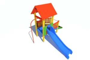 Zestaw Zabawowy K5 to rozbudowany system atrakcji dla dzieci w wieku od 0 do 12 lat, oferujący szeroki zakres aktywności ruchowych i zabaw edukacyjnych.
