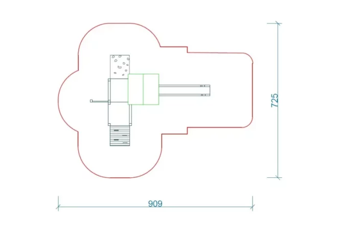 K6-1-szkic-wszechstronny-plac-zabaw-dla-dzieci Zestaw Zabawowy K6 to rozbudowany system atrakcji dla dzieci w wieku od 0 do 12 lat, oferujący szeroki zakres aktywności ruchowych i zabaw edukacyjnych.
