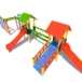 Zestaw zabawowy P78 o wymiarach 4,85 m x 14,00 m to nowoczesny plac zabaw, który oferuje szerokie możliwości aktywnej zabawy dla dzieci