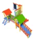 Zestaw zabawowy P79ml to imponująca konstrukcja dla dzieci w wieku od 3 do 14 lat, oferująca różnorodne możliwości zabawy, takie jak wspinanie, zjeżdżanie, balansowanie i podciąganie