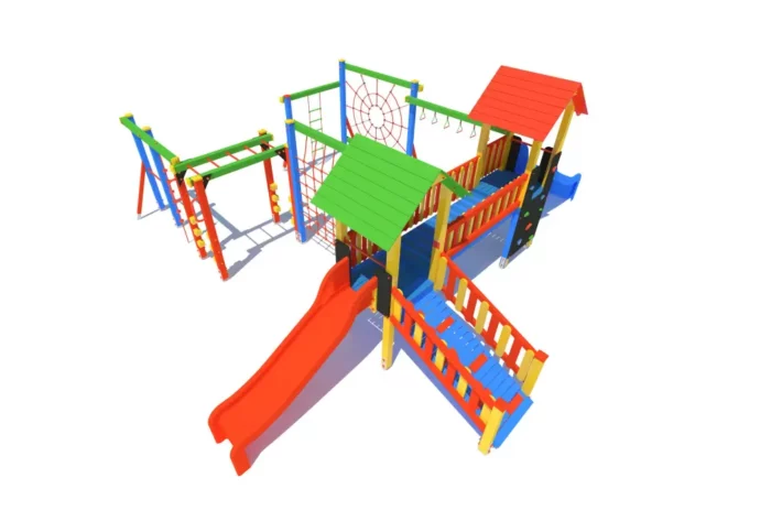 Certyfikowany plac zabaw P80md – bezpieczny plac zabaw dla dzieci | Ogrodeco