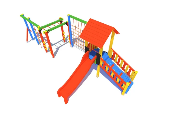 Certyfikowany plac zabaw P81 – bezpieczny zestaw zabawowy | Ogrodeco