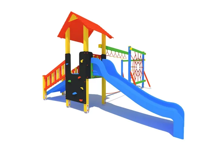 P82-2-Zestaw-zabawowy-dla-dzieci Zestaw zabawowy P82 to atrakcyjny i wszechstronny plac zabaw, który zachęca dzieci w wieku od 3 do 14 lat do aktywności fizycznej