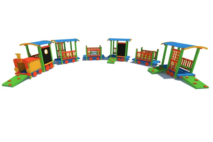 PE3-2-wagon-kolko-krzyzyk Wagon Kółko-Krzyżyk PE3 to atrakcyjny element placu zabaw przeznaczony dla dzieci w wieku od 0 do 12 lat, łączący wspinanie, grę oraz możliwość wypoczynku na wygodnej ławeczce.