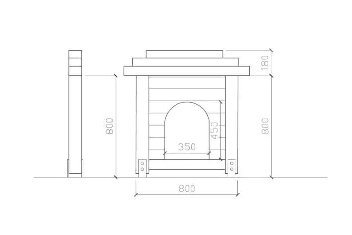 PP10-palisada-z-daszkiem-szkic-dog-park-dla-zwierzat park dla psów, który jest miejscem radości i zdrowia dla czworonogów oraz ich opiekunów