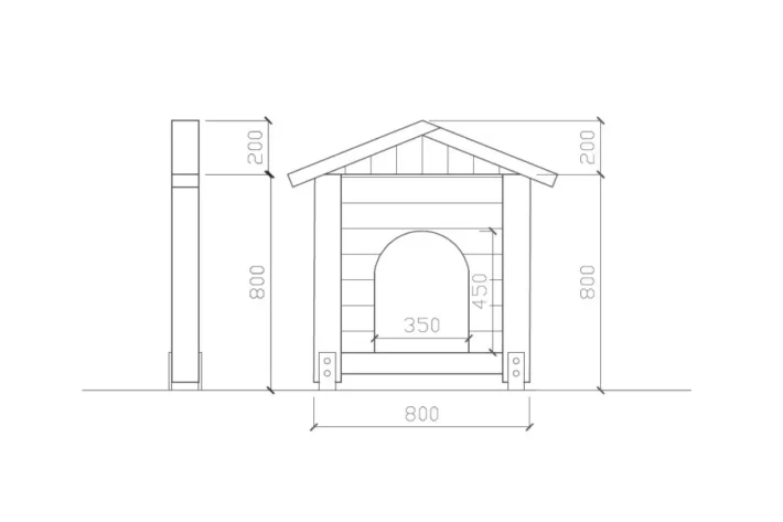 PP11-palisada-z-daszkiem-skośnym-szkic-dog-park-dla-zwierzat park dla psów, który jest miejscem radości i zdrowia dla czworonogów oraz ich opiekunów