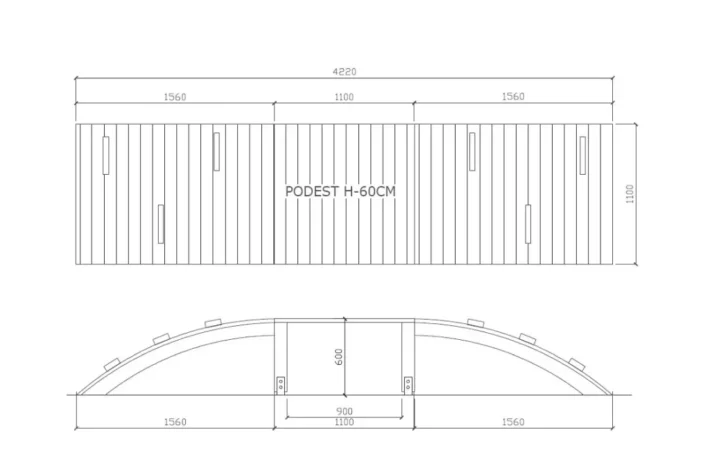 PP15-podest-łukowy-szkic-dog-park-dla-zwierzat park dla psów, który jest miejscem radości i zdrowia dla czworonogów oraz ich opiekunów