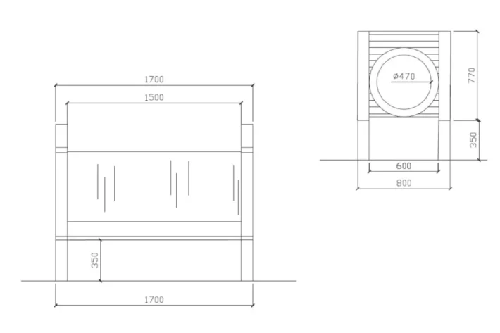 PP22-tunel-prosty-szkic-dog-park-dla-zwierzat park dla psów, który jest miejscem radości i zdrowia dla czworonogów oraz ich opiekunów