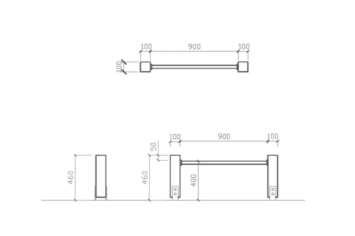 PP4-poprzeczka-pojedyncza-szkic-dog-park-dla-zwierzat park dla psów, który jest miejscem radości i zdrowia dla czworonogów oraz ich opiekunów