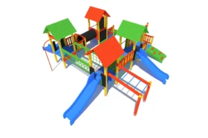 Zestaw Zabawowy K33-2 to rozbudowany system atrakcji dla dzieci w wieku od 0 do 12 lat, oferujący szeroki zakres aktywności ruchowych i zabaw edukacyjnych.